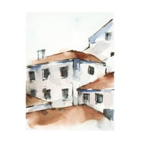 Ethan Harper 'White Cottages III' platno umjetnost