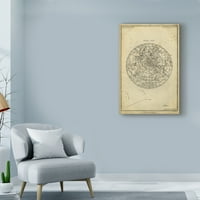 Zaštitni znak likovna umjetnost 'UA CH Antique Astronomy Chart I' Canvas Art by Denis Diderot