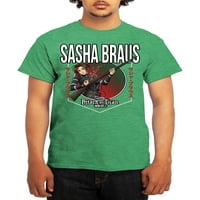Napad na sezonu Titana Sasha Braus Circle Graphic Tee s kratkim rukavima za muškarce