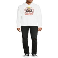 Naruto Shippuden muški i veliki muški grafički pulover majica s dugim rukavima, veličine S-3xl