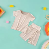 Slatki ljetni Komplet odjeće za djevojčice, dječja pidžama od čistog pamuka, gornji dio prilagođen koži za djecu