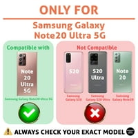 TalkingCase Cover za Samsung Galaxy Note Ultra 5G ,, Klasični tisak filmske scene, lagana, mekana, SAD