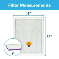 Filtrete by Smart 18x24x1, Merv 12, alergen, bakterije i virus HVAC filter za zrak i peć, bilježi alergene, bakterije,