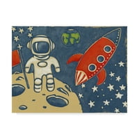 Zaštitni znak likovne umjetnosti 'Space Explorer I' Canvas Art by Chariklia Zarris