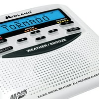 Prijenosni meteorološki radio, dostupan, bijeli, dostupan