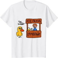 Svježa limunada s ledom, tu je grožđe, smiješna poklon majica s patkom