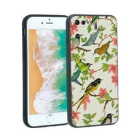Ptice- Telefon za iPhone Plus za žene darovi za muškarce, mekani silikonski stil šok- ptice- futrola za iPhone