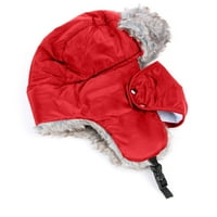 Pxiakgy šeširi za muškarce odrasli zimski vanjski kruti zadebljani vrat zaštita od vrata i topli šešir za jahanje