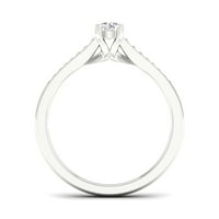 1 3CT TDW Diamond S Sterling Silver Classic Style Style Set