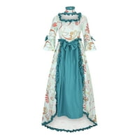Renesansne haljine za žene, Srednjovjekovna Maksi haljina dugih rukava, viktorijanska haljina, Irska gotička haljina,