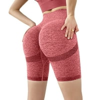 Puloru ženske čvrste boje mršave kratke hlače za svakodnevno i vježbanje