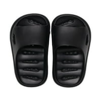 Modne ženske klizne sandale udobne ravne sandale kućne lagane brzosušeće papuče za tuširanje na plaži crne veličine