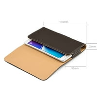 Izdržljiva i vitka veganska kožna mat telefona za LG G V ThinQ V ThinQ s klasičnim dizajnom, namjenskim kopčom