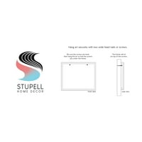 Stupell Industries biti u mojim snovima i tvoje romantične obiteljske riječi dizajn grafičke umjetnosti crna uokvirena