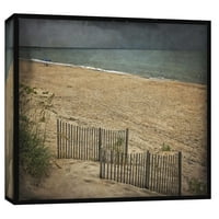 Slike, plaža u sumrak 20x16, ukrasna zidna umjetnost platna