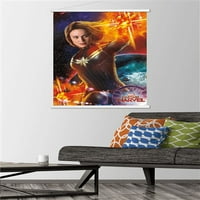 Kinematografski svemir-Kapetan Marvel-energetski Zidni plakat s drvenim magnetskim okvirom, 22.37534