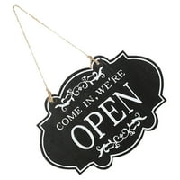 Otvoreni zatvoreni poslovni znak drveni dvostrani zatvoreni otvoreni viseći znak
