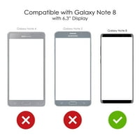Različiti slučaj za Samsung Galaxy Napomena - Prilagođeni ultra tanki tvrdi crni plastični poklopac - Plavo narančasto