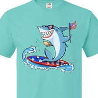 Majica za surfanje morskih pasa mumbo Četvrtog srpnja