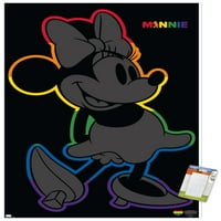 Zidni poster Minnie Mouse Disnei-Dugin obris, 22.375 34