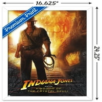 Indiana Jones i kraljevstvo kristalne lubanje - zidni poster na jednom listu, uokviren 14.725 22.375