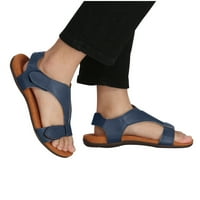 Ženske ljetne sandale, ravne japanke, Ležerne cipele, Plava 6
