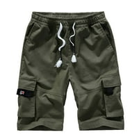 Muške teretne kratke hlače Plus size teretne kratke hlače s puno džepova široke ljetne kratke hlače za plažu vojne