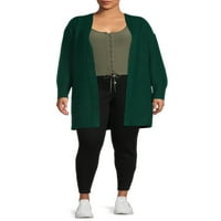 Ženski džemper od džempera od džempera od džempera i džempera veličine plus, srednje težine