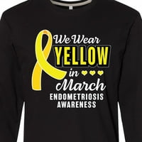 Svijest o endometriozi nektara u ožujku nosimo žutu majicu dugih rukava