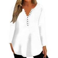 Ženska bluza u donjem rublju široka majica dugih rukava s dugim rukavima
