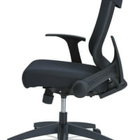 Mrežasta stolica serije Mid-Mid sa srednjim naslonom i sklopivim naslonima za ruke, može izdržati do 1 kg, visina