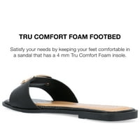 Kolekcija Journee Womens Joarie Tru Comfort Pjena Slip na Croco Slide sandalama