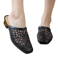 Modni ljetni novi izrez ravnih donjih papuča žele vanjsko nošenje ležerne sandale sa sandalama od srednjeg pete