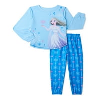2-dijelni set pidžame za djevojčice, gornji dio i hlače dugih rukava, veličine 4-12