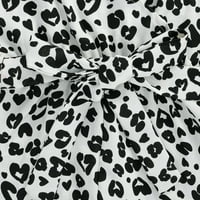 Dječja ljetna haljina s leopard printom Dugi kombinezon bez rukava Bez rukava za malu djecu djevojčice od 1 godine