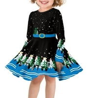 Binienti, crno božićno drvce, haljine za malu djecu, povratak u školu, Rođendanska haljina, haljina princeze,