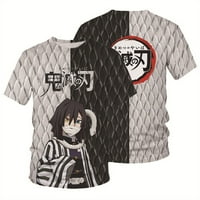 T-shirt majice, prevelika ležerna odjeća, Kratki rukavi za anime, mekani široki vrhovi