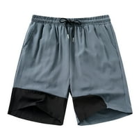 Muški pamučni ležerni teretni hlače ljetni modni sportski teretni hlače ravne noge labave kratke hlače na plažu
