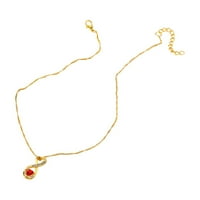 Temperamentni lanac, ljubavna poklon Ogrlica, ogrlice od imitacije zlatne ključne kosti, privjesci
