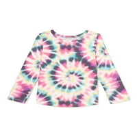 Ganimals Baby & Toddler Girls Tipe boje Print Shirttail majice s dugim rukavima, 12m-5t
