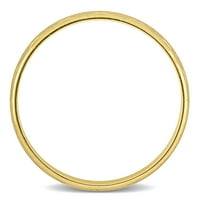 Ženski zaručnički prsten od 14k žutog zlata s rešetkastim dizajnom