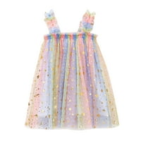 Haljine za djevojčice od 1 do 6 godina Vintage haljina za djevojčice, Rođendanska Tutu haljina, Ležerne obojene