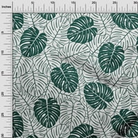 Jednobojna svilena prugasta tirkizno zelena Tkanina tropski pribor za prošivanje tkanina za šivanje s otiskom