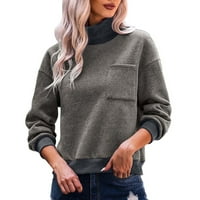 ženski džemperi a-list, dolčevita, preveliki džemperi, pulover s dugim rukavima šišmiš, džemper s labavim pletenjem