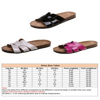 Izbor/ ženske mekane japanke na plaži; Vintage lagane sandale s plutenim uloškom; udobne japanke bez zatvaranja;