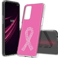 Vibecover Slim Case kompatibilan za T-Mobile Revvl V+ 5G V plus 5G, ukupni stražar Fleo TPU poklopac, vrpca raka