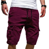 Teretne kratke hlače za muškarce velike i visoke veličine, teretne kratke hlače s puno džepova, široke ljetne