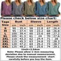 Preveliki vrećasti vrhovi bluza s dugim rukavima za žene plus majice s patentnim zatvaračem veličine Ladies casual