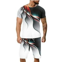 Košulje za muškarce Očišćenja muške i ženske modne povremene majice SET 3D digitalni uzorak uzorka popusta