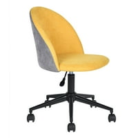 Ergonomska uredska rotirajuća Stolna stolica na kotačima, Podesiva rotirajuća stolica s naglaskom na stol s presvlakom